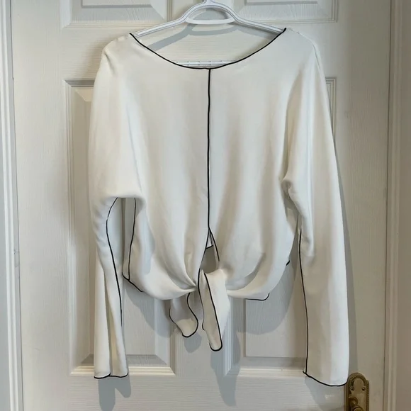 BABATON tie blouse - Picture 1 of 7